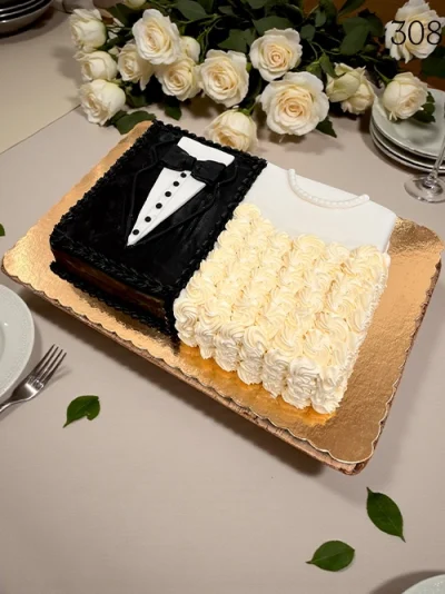 tort-prostokat-bialo-czarny-la-petite